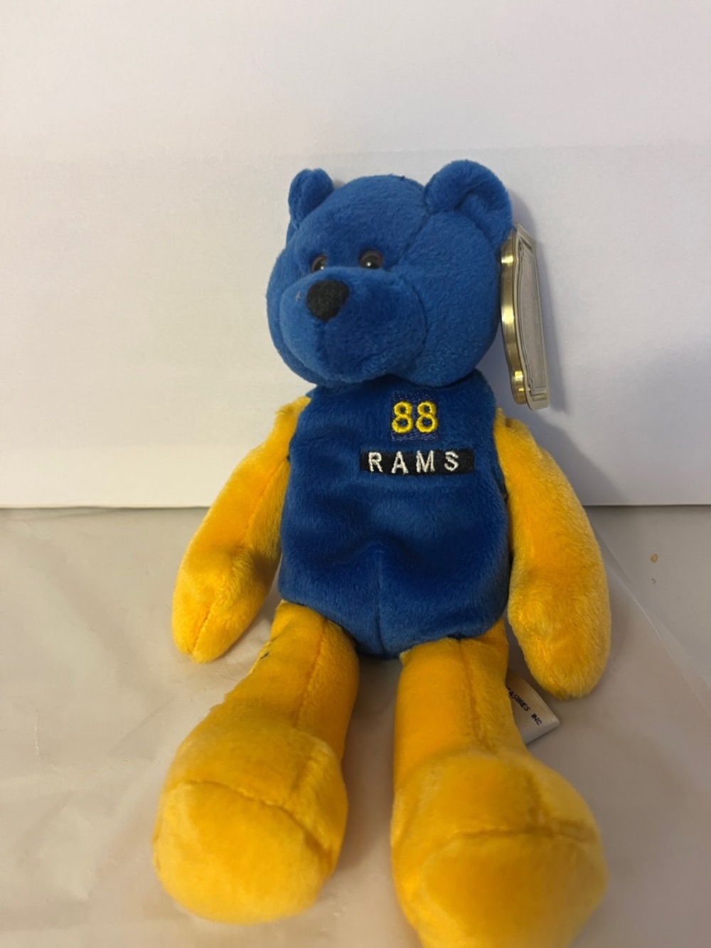 NFL Blue and Yellow Rams 88 Plush Teddy Bear